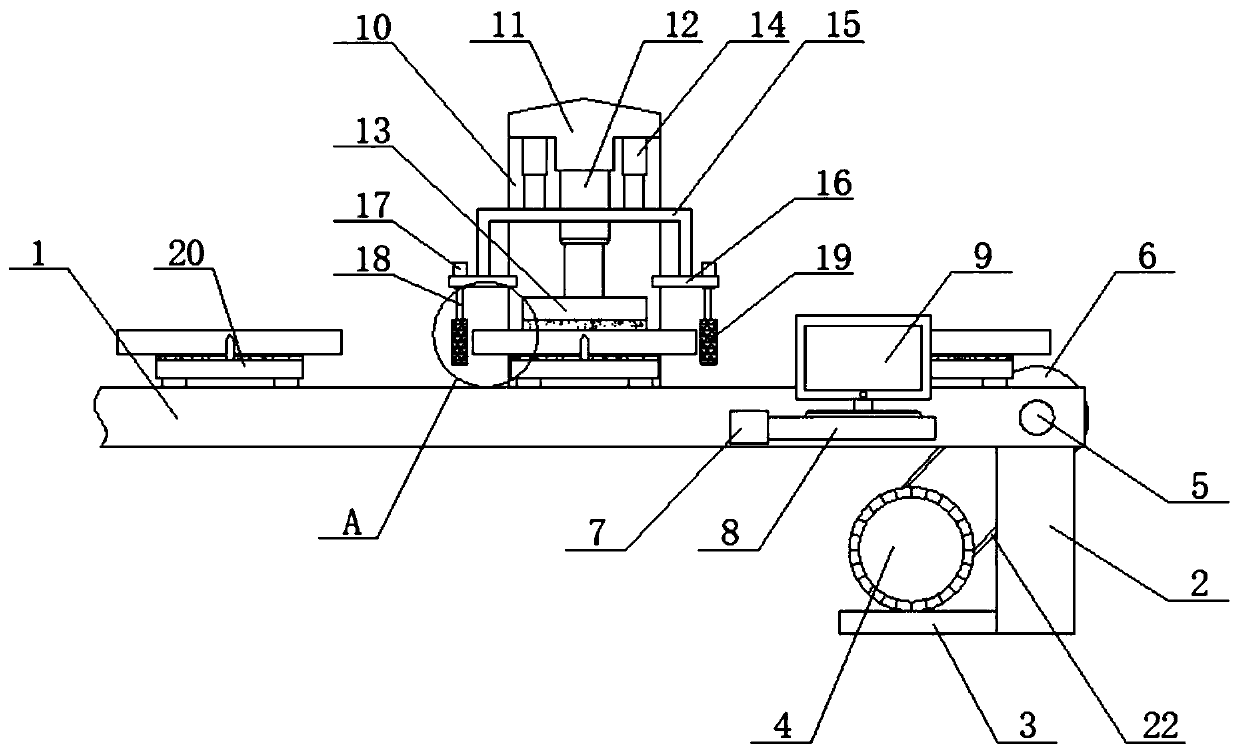 Automatic edging equipment for electricity meter display screen