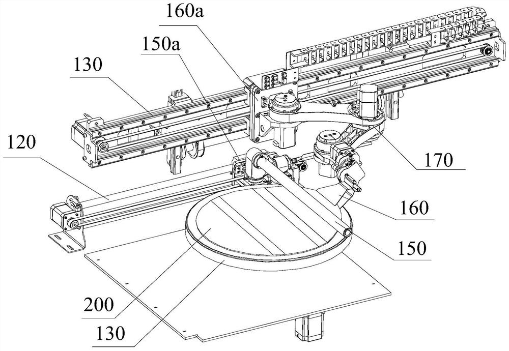 Automatic pancake overturning mechanism and automatic pancake preparation machine comprising same