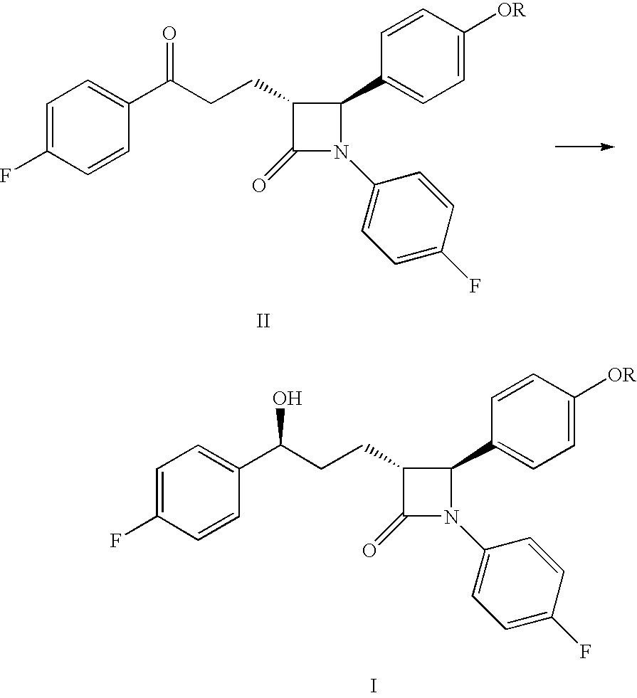 Processes for preparing intermediate compounds useful for the preparation of ezetimibe