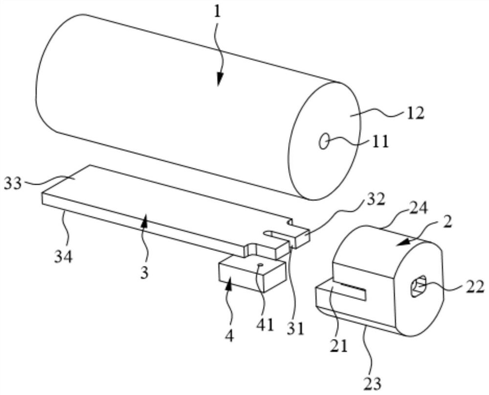 Microphone mounting structure and wireless earphone