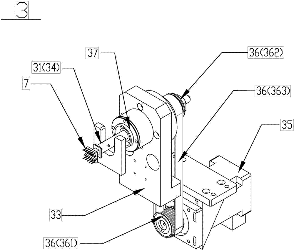 Full-automatic sleeve threading winding machine of electronic transformer