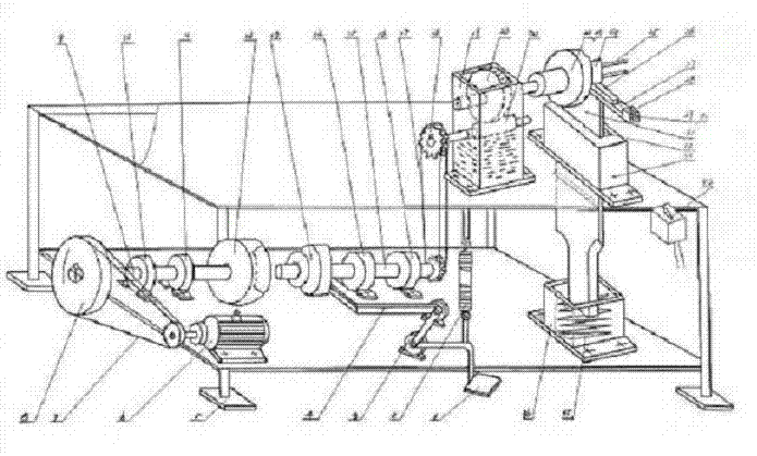 Flat wire vertical winding machine