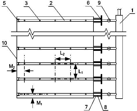 Blast cap type ammonia injection and mixing device for selective catalytic reduction denitration