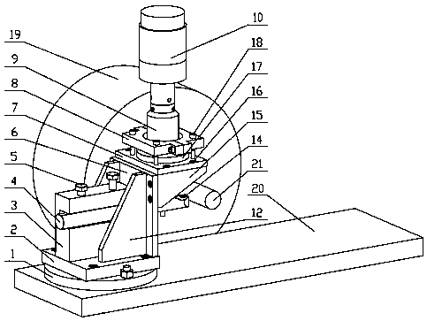 Longitudinal ultrasonic vibration turning device based on engine lathe