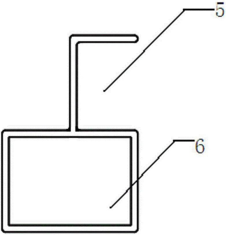 Photovoltaic support with guide rails