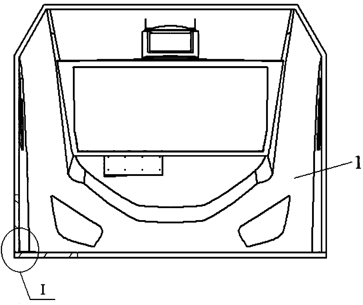 Fiber-reinforced foam sandwich structure composite material locomotive driving cabin and manufacturing method thereof