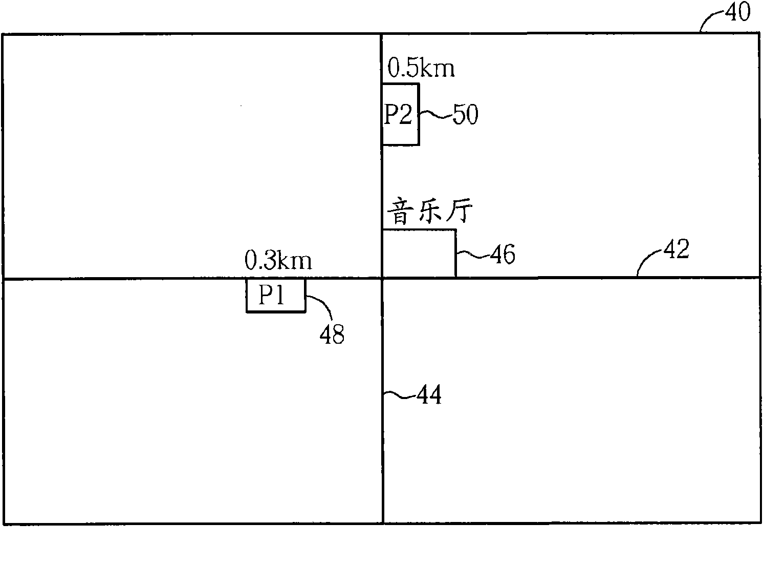 Navigation method and personal navigation device for assisting parking nearby destination