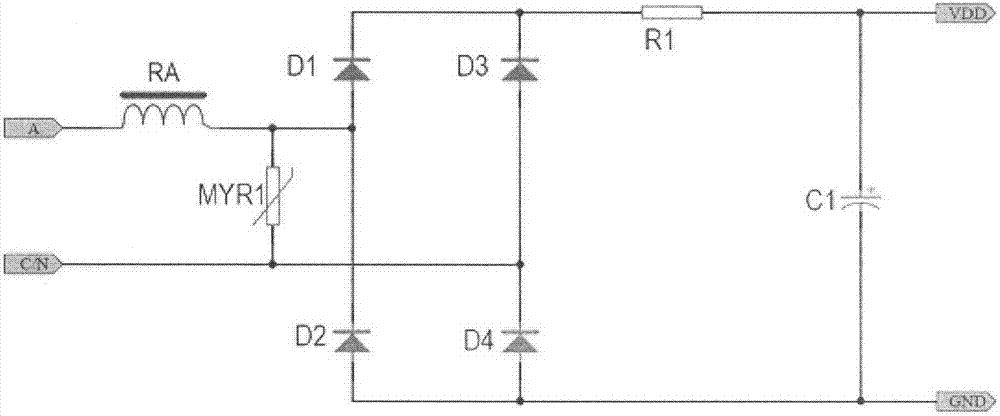 Circuit of miniature electric leakage circuit breaker