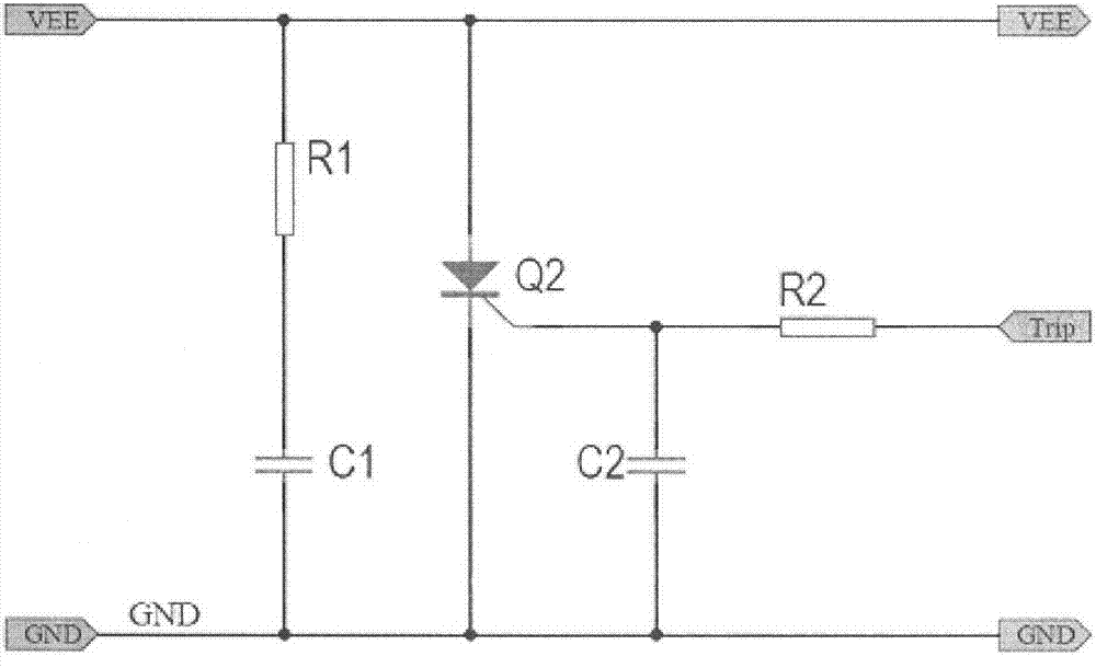 Circuit of miniature electric leakage circuit breaker