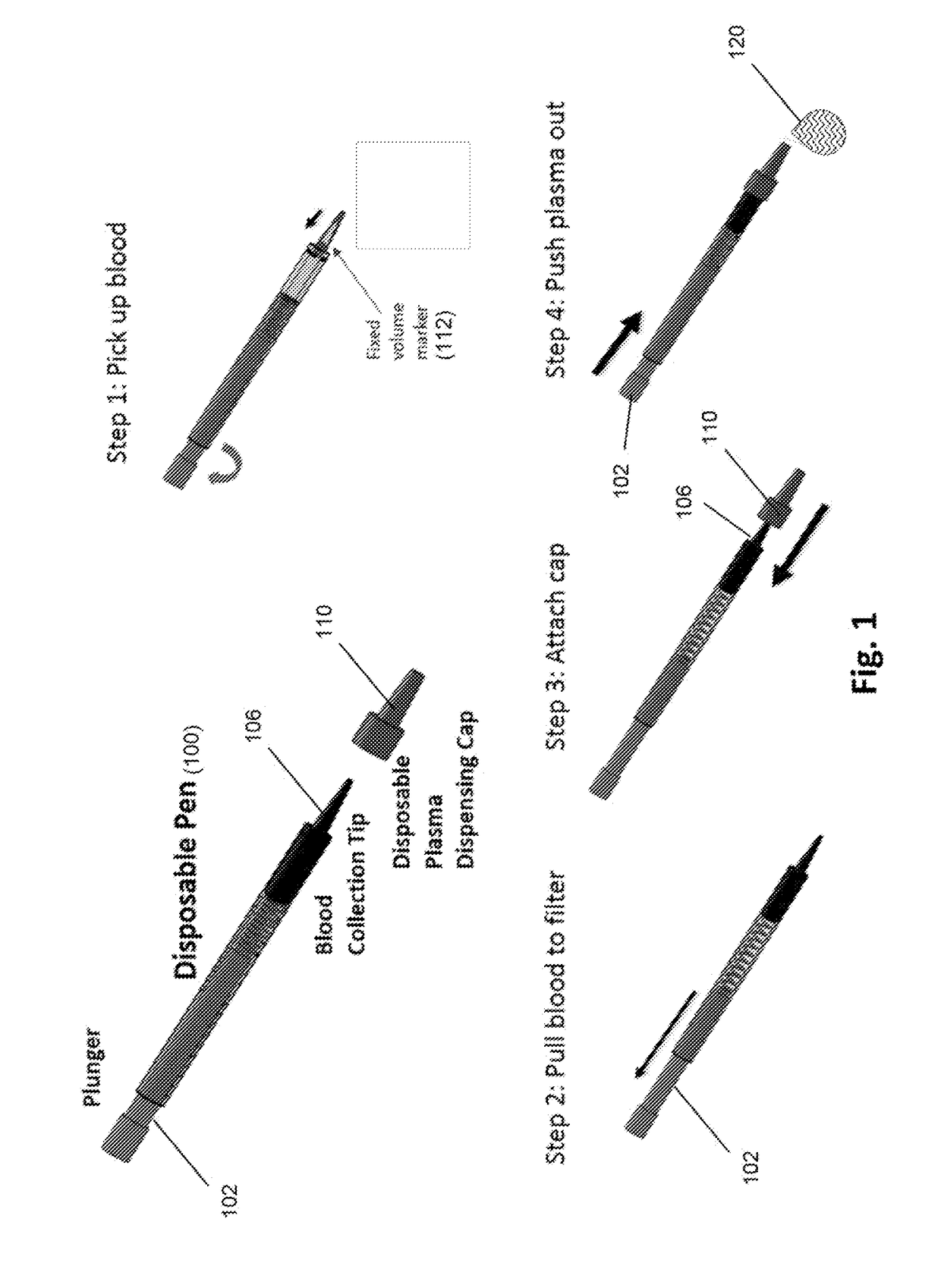 Microscale plasma separator