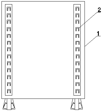 A compression storage device for hospital financial vouchers