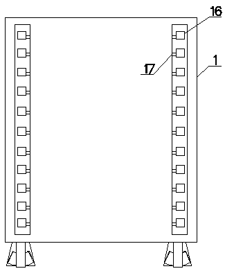 A compression storage device for hospital financial vouchers