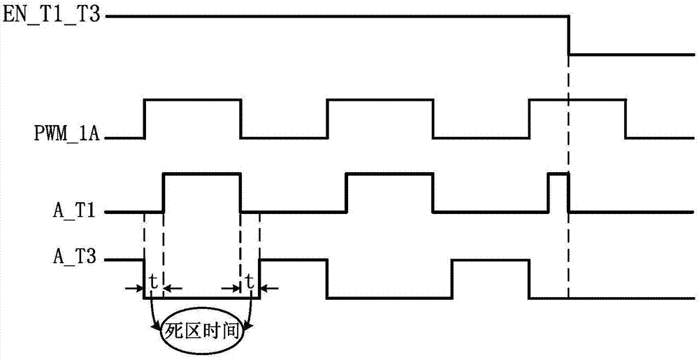 Complementary dead-zone driving circuit of T-type three-level IGBT