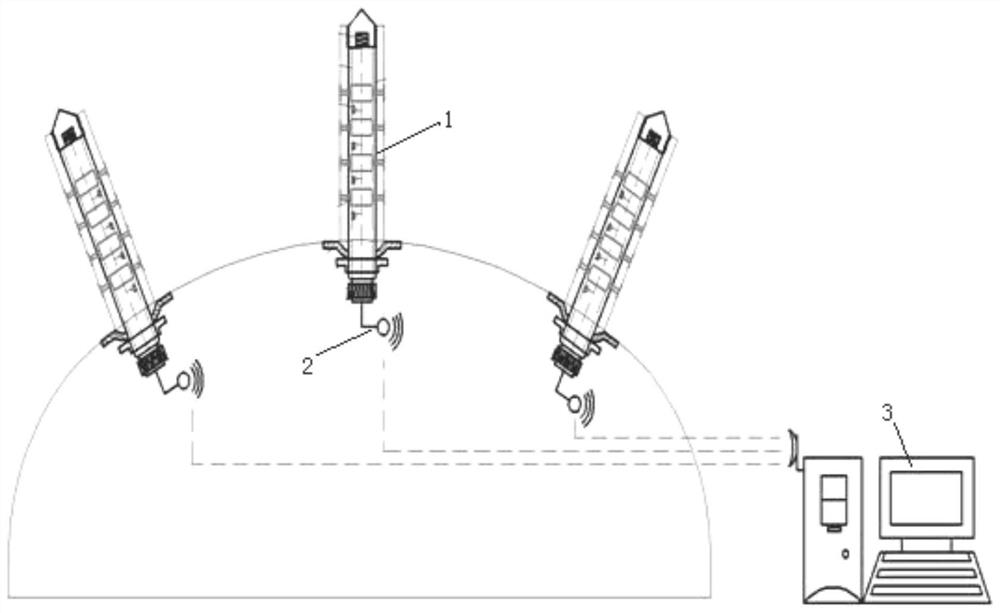 Bolt stress monitor based on zigbee technology and its application method