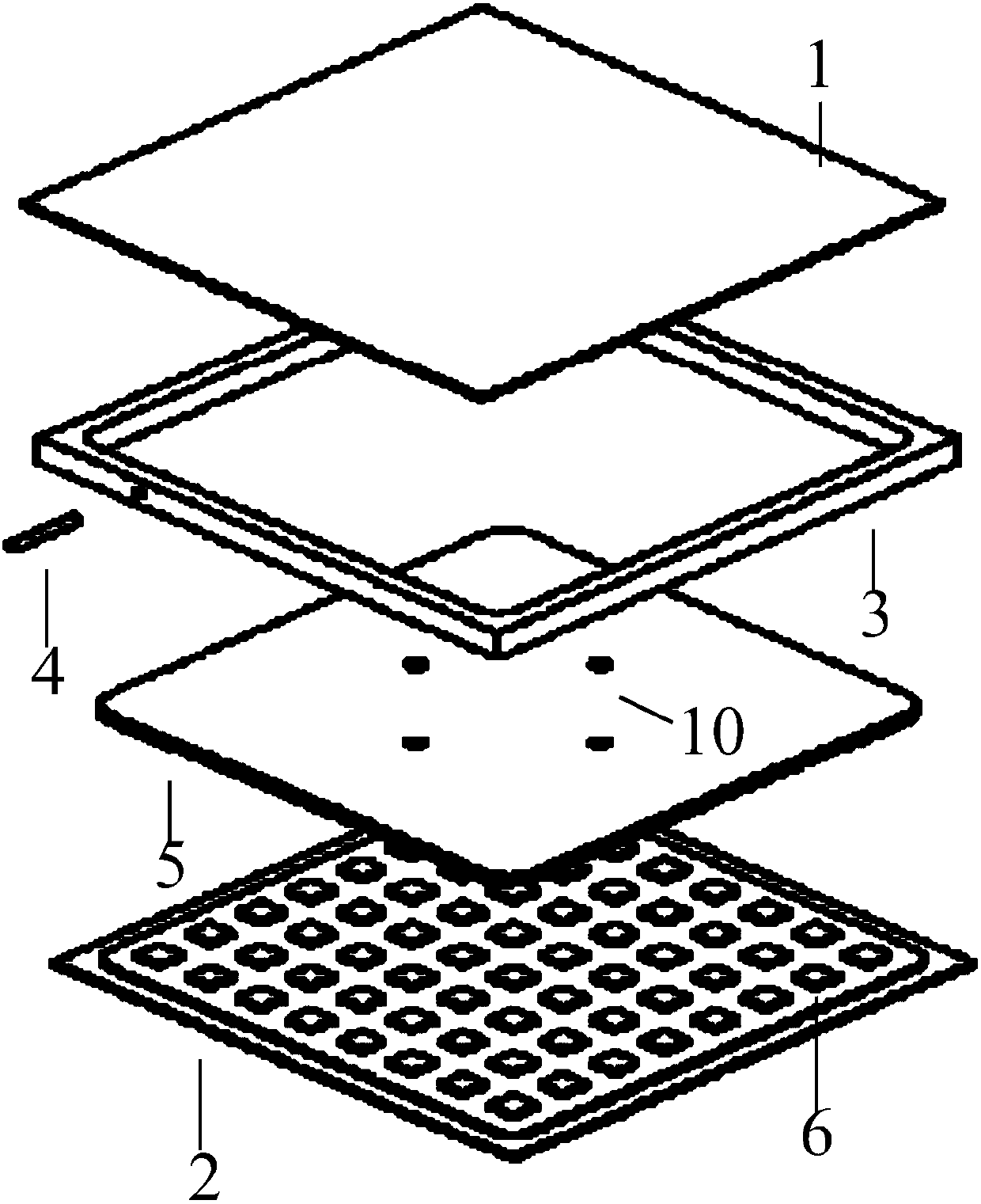 Flat plate heat pipe