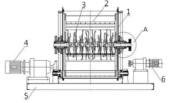 Mouse cage stirring machine