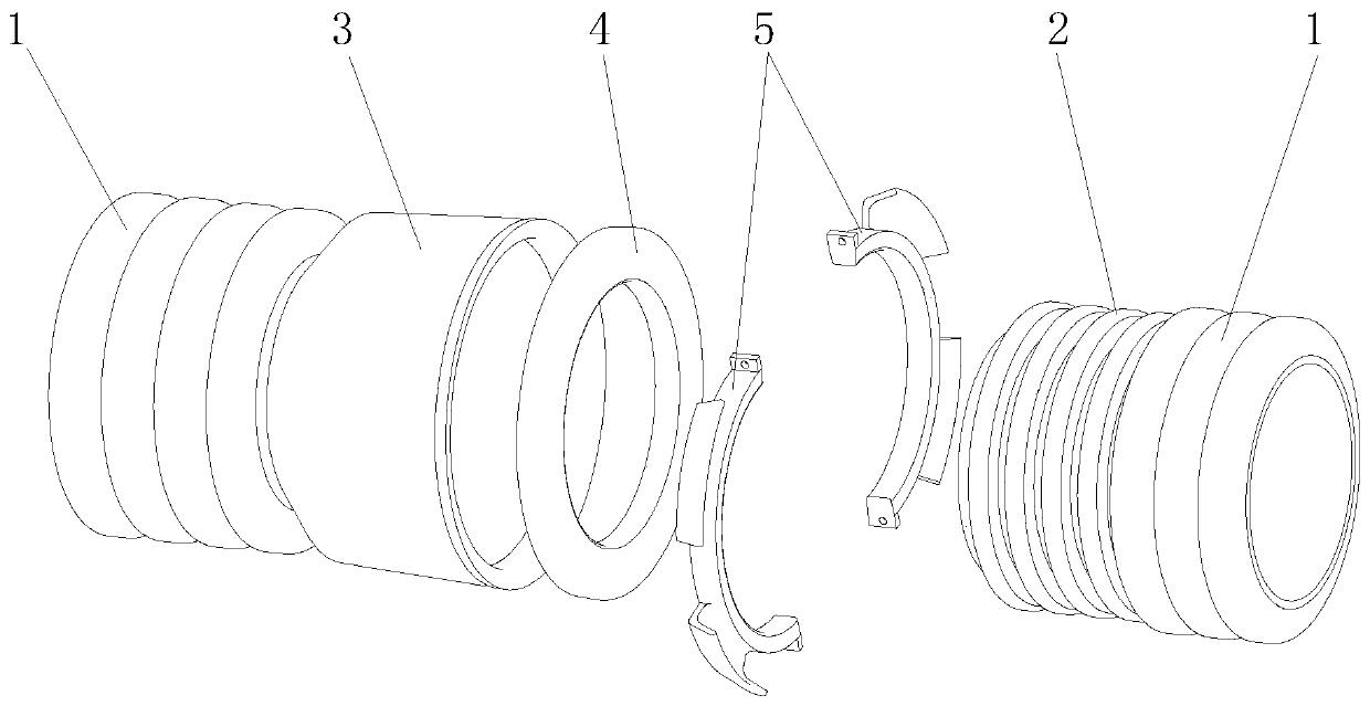 Pipe assembly with anti-disengagement sealing structure