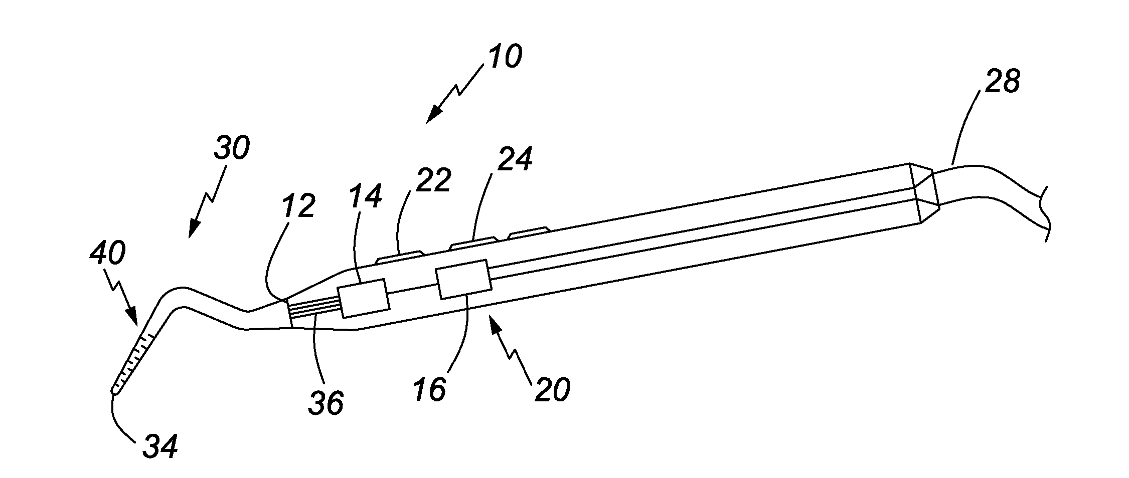 Periodontal probe with touch sensing