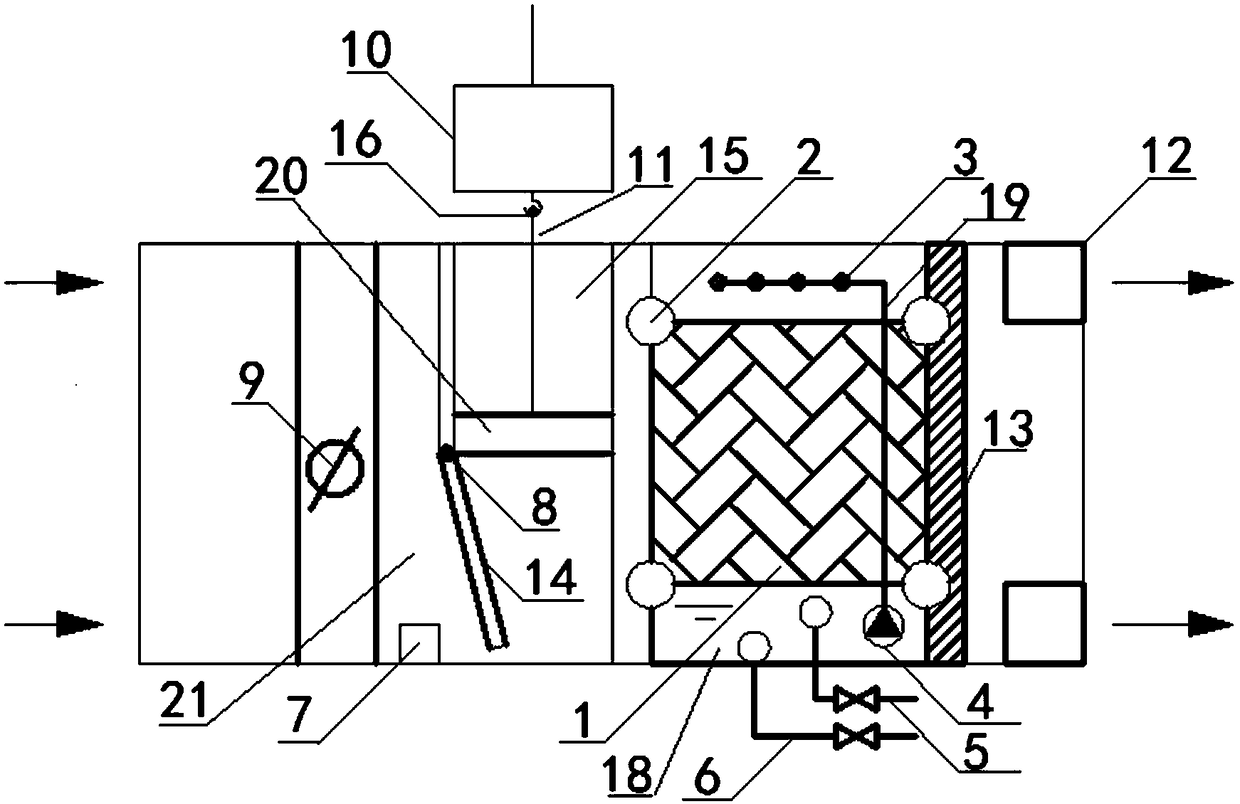 Fanless evaporative cooling ventilation and cooling system for gymnasium