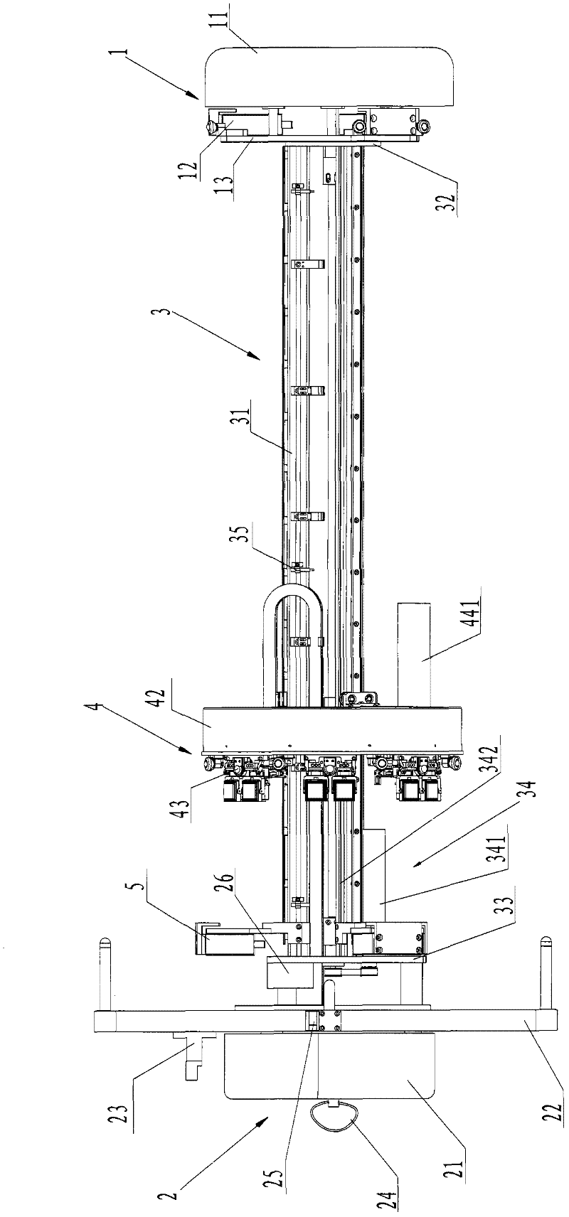 Multifunctional inspection equipment of nuclear reactor pressure vessel nozzle