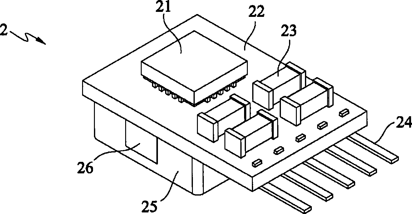 Combined circuit and electronic element