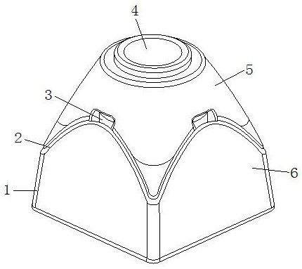 Nasal plug fixing head cap of newborn clinical breathing machine