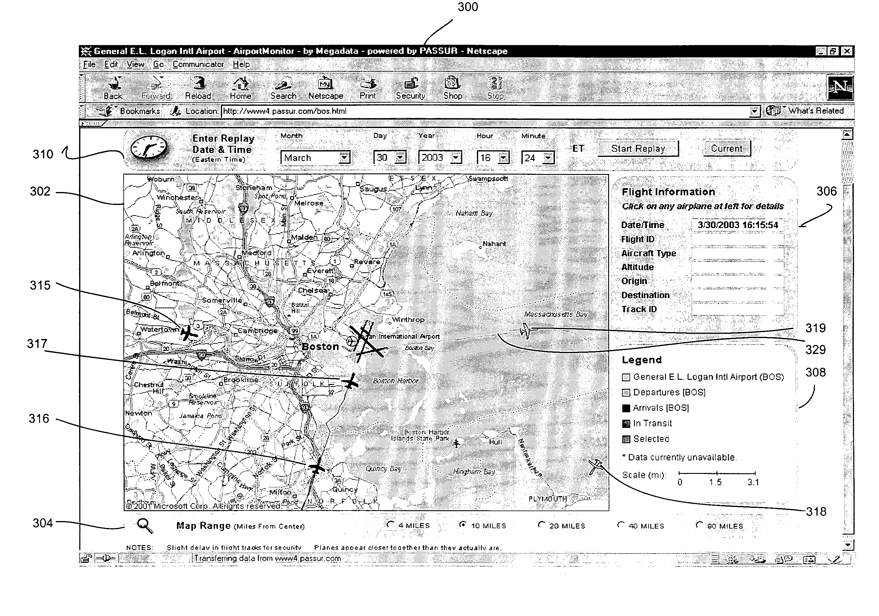 Simplified flight track display system