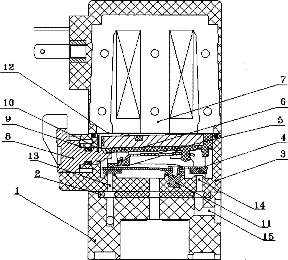 Pneumatic reversing solenoid valve