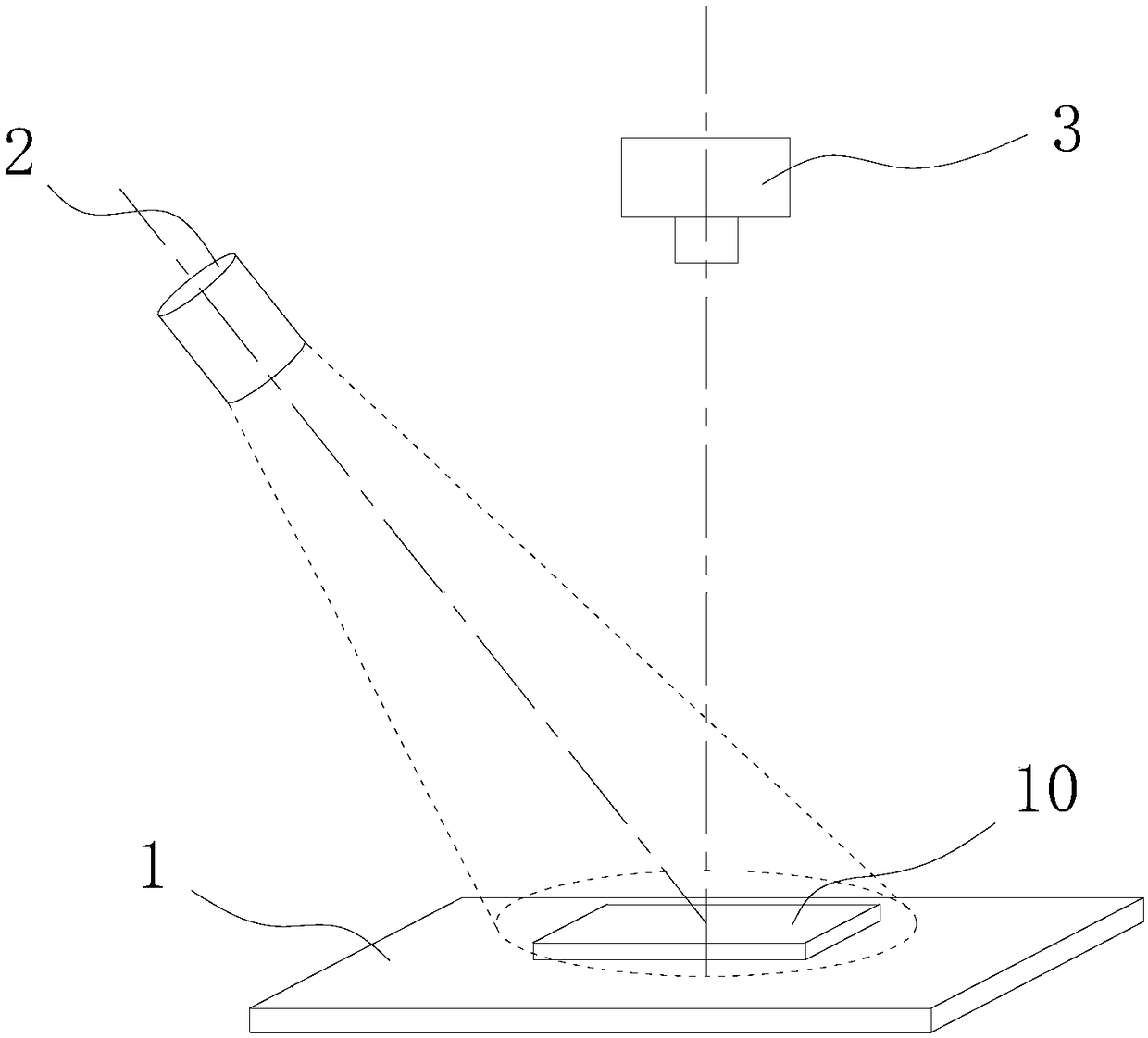 Glass surface defect detection system and method