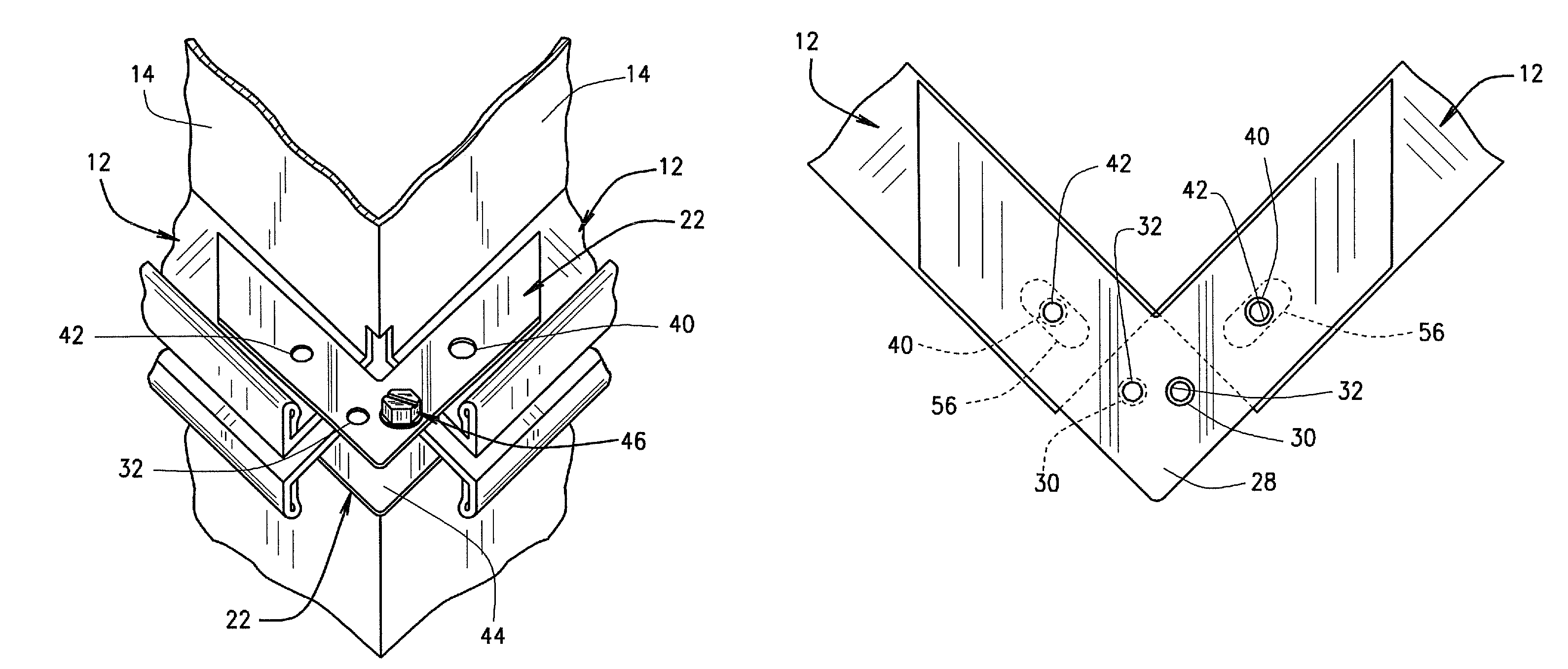 Sheet metal corner for duct flanges