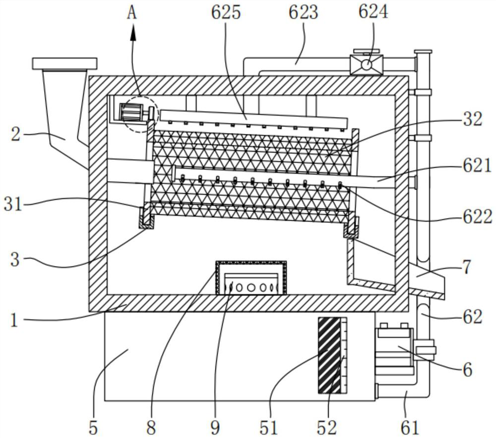 Rice milk production system with circulating cleaning function