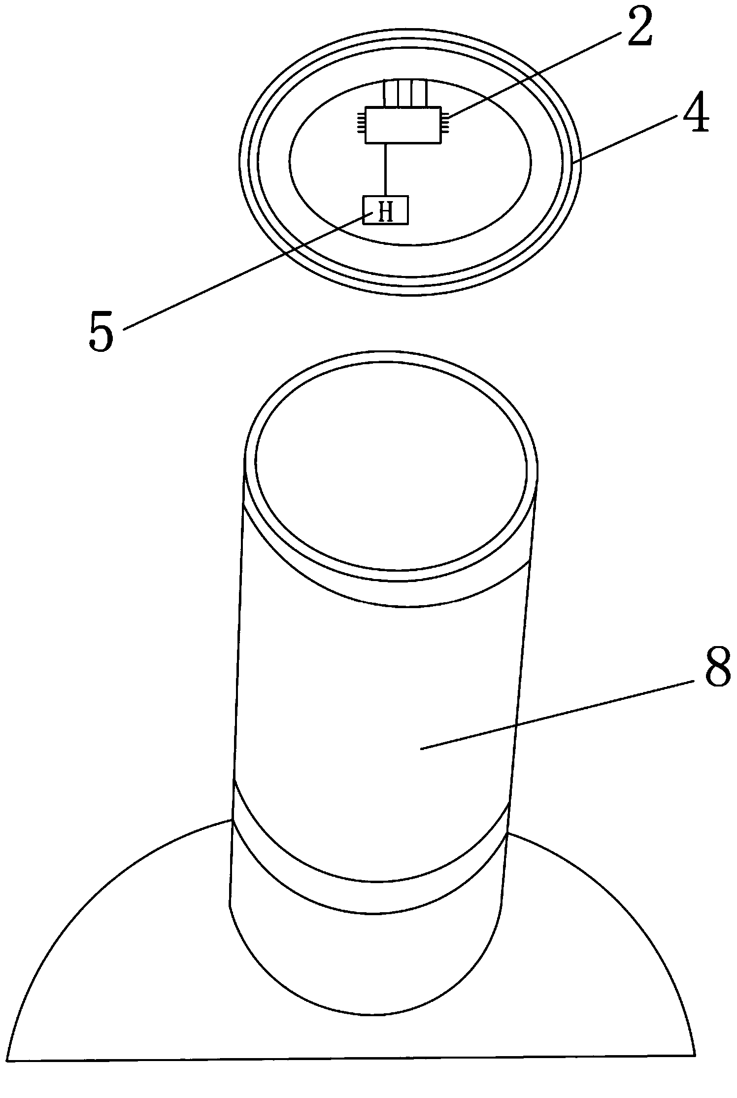 Electronic anti-fake label and realizing method