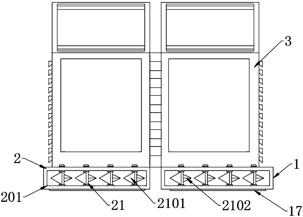 Highway bridge splicing type traffic control device