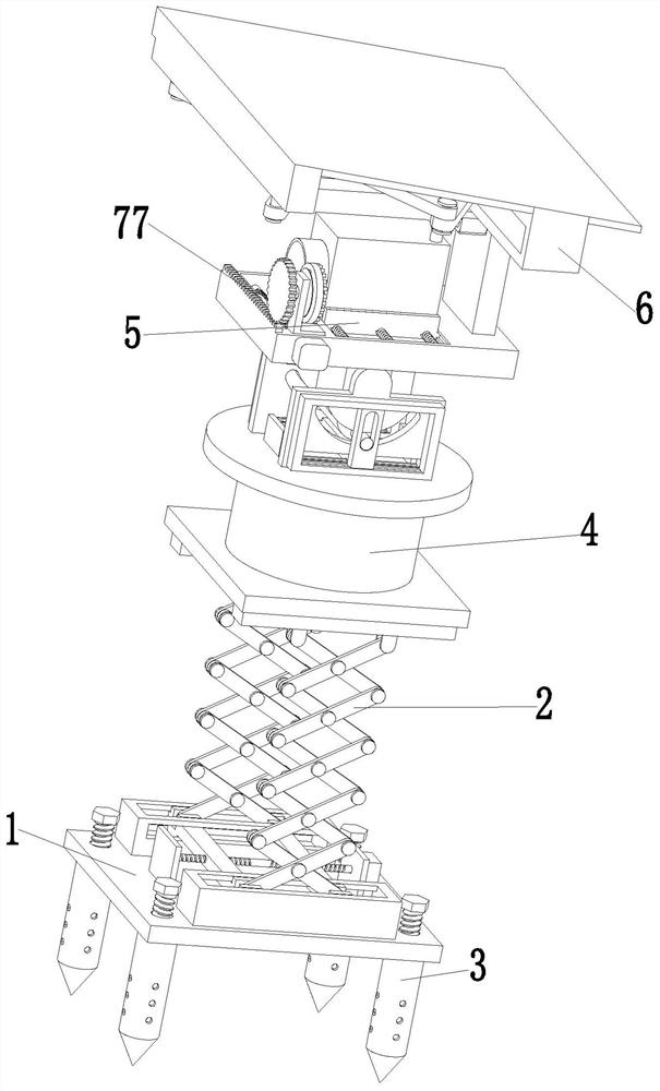 Tea tree disease and insect pest monitoring image shooting and collecting device