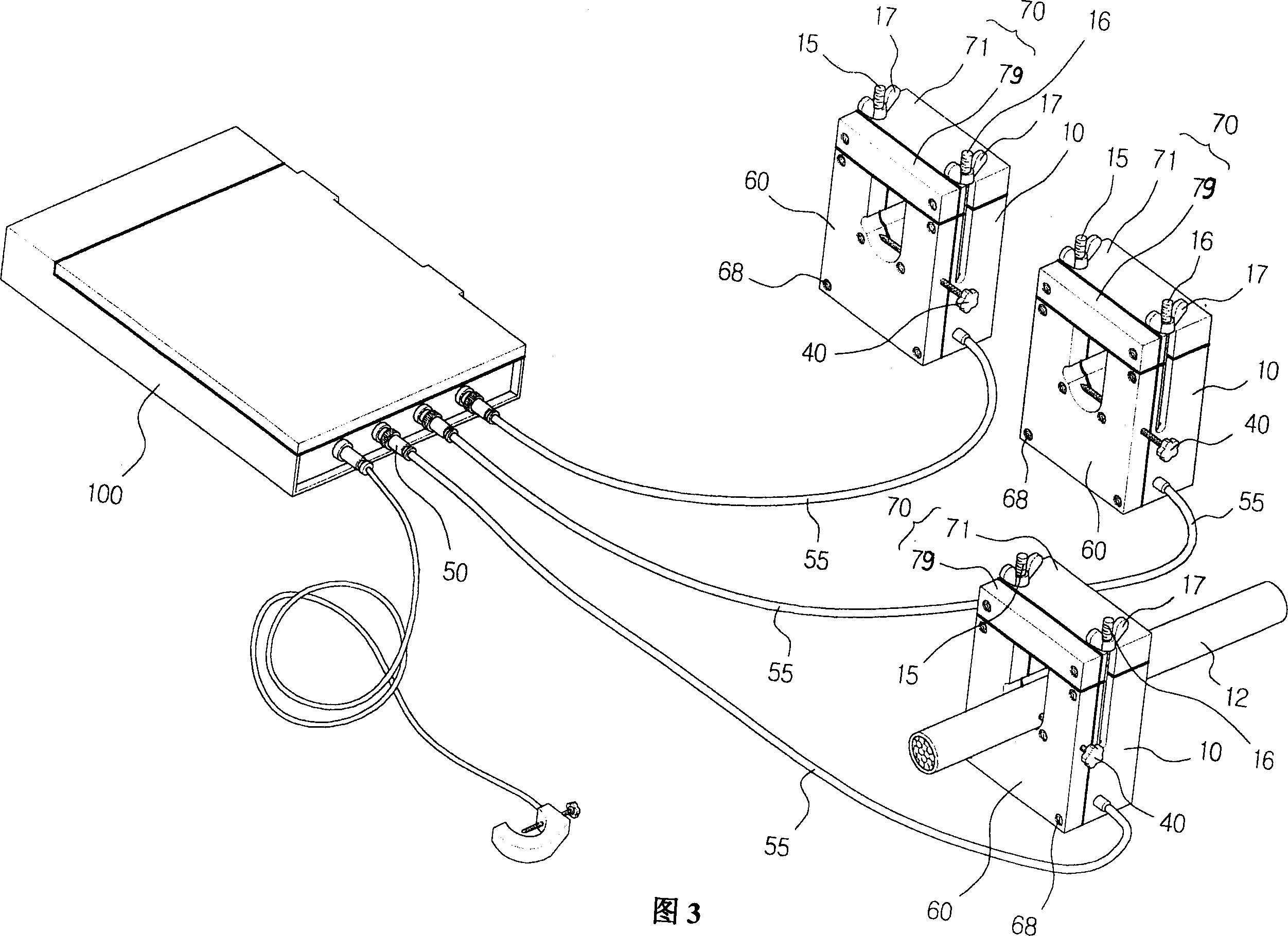 Detector for measuring voltage/current of distribution low voltage line