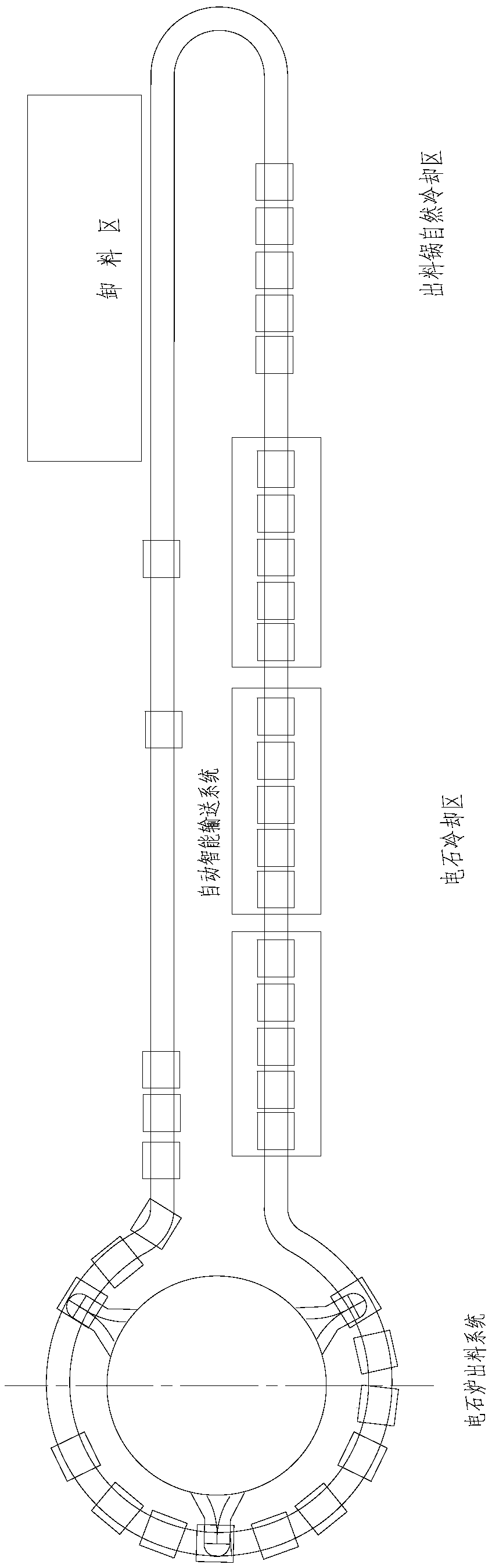 Calcium carbide waste heat recycling and utilizing system