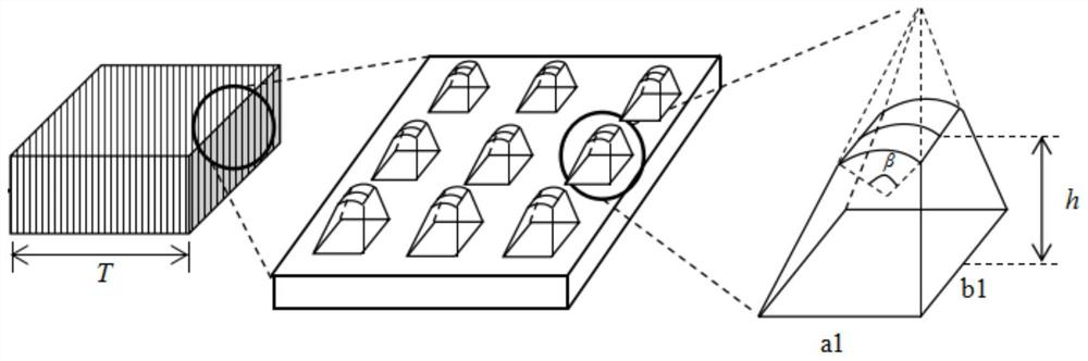 Terahertz radio frequency signal detector based on metasurface optical antenna and preparation method