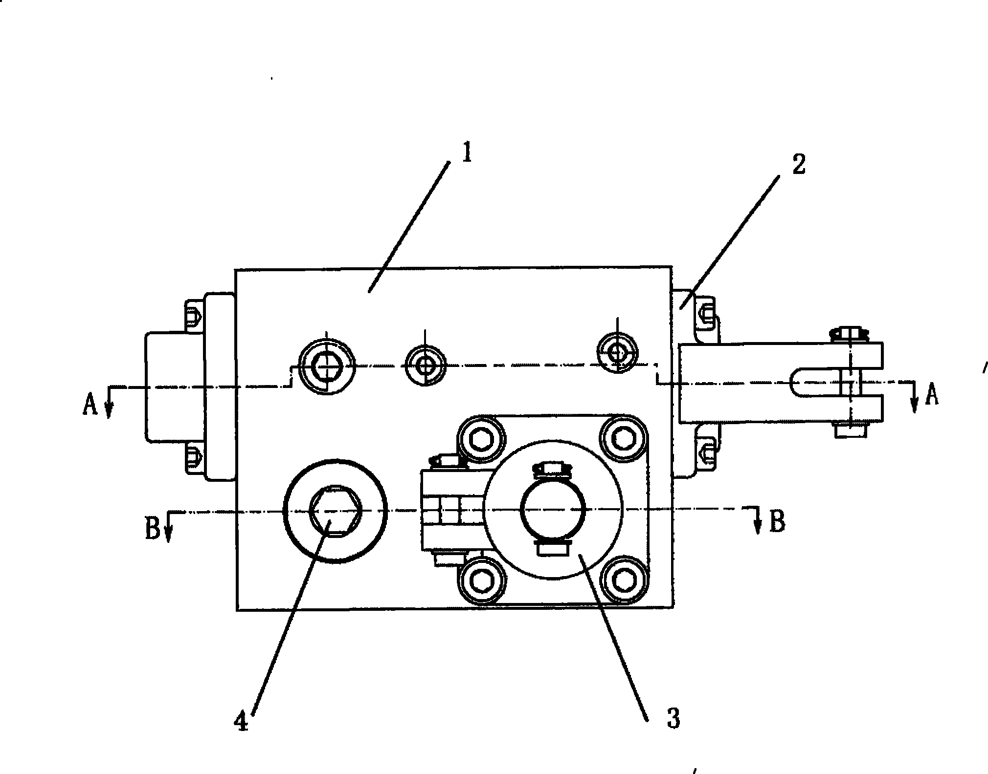 Lifting and steering hydraulic integrated valve with manual convenience