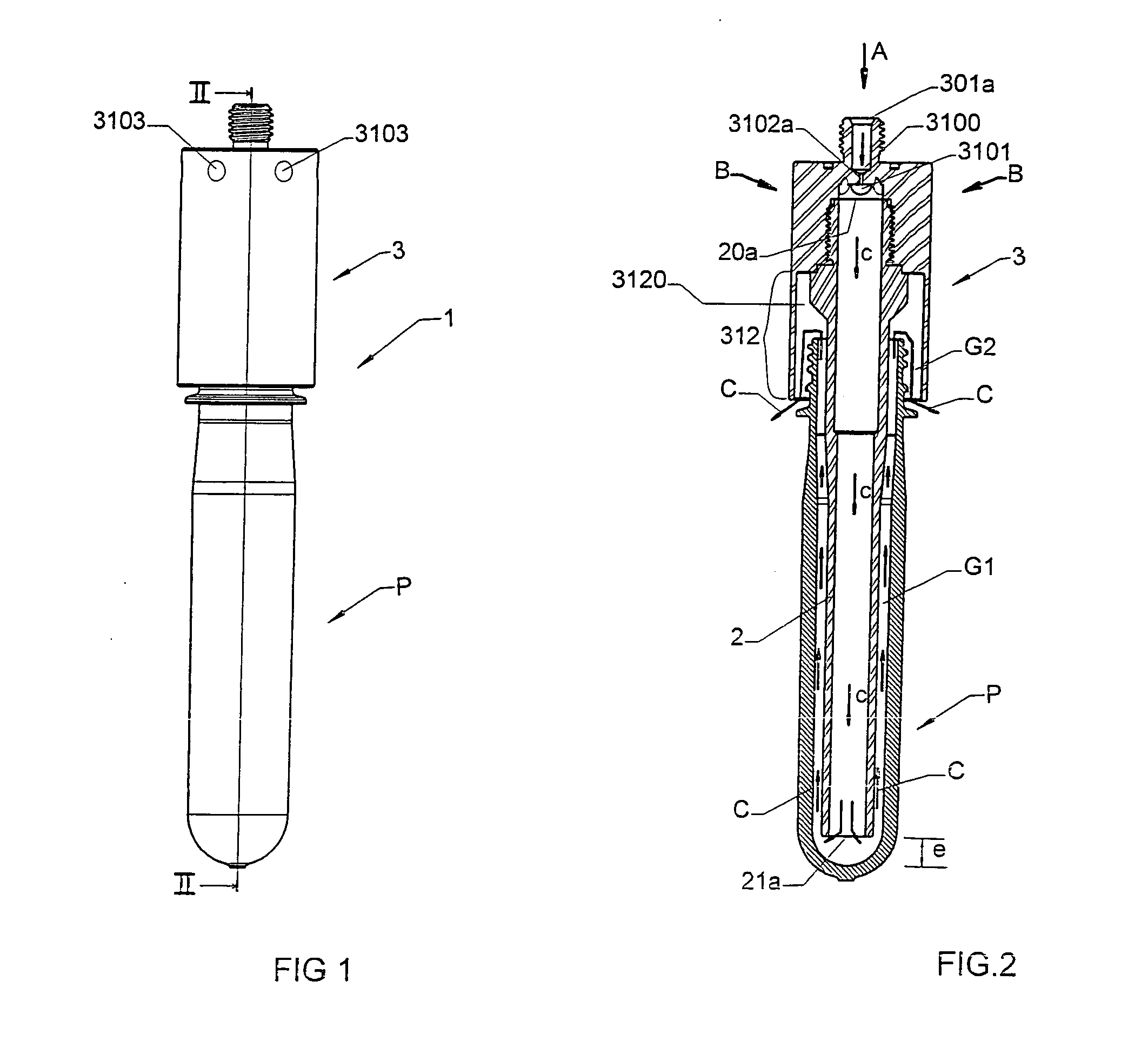 Cooling Assembly Comprising Several Cooling Pins For Cooling Hollow Moulded Plastic Pieces By Means Of A Cooling Fluid Flow Boosted By Venturi Effect