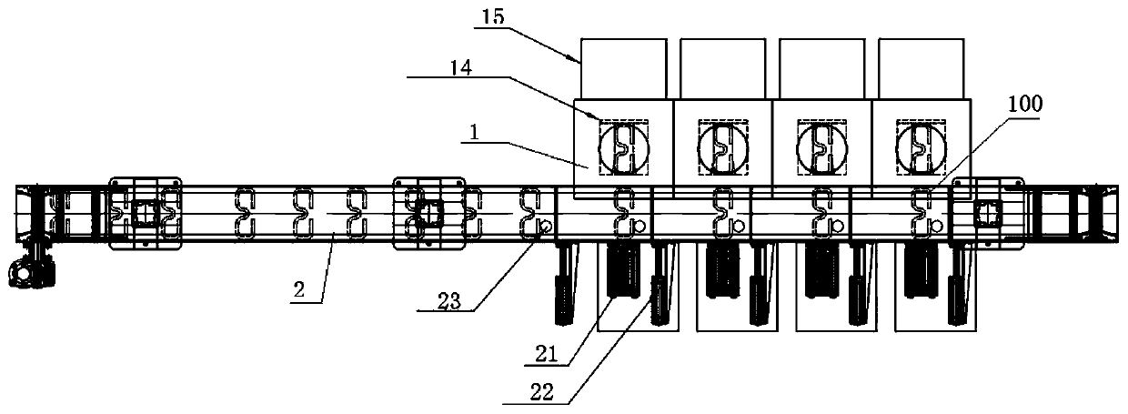 Automatic prepressing device for W type elastic strips