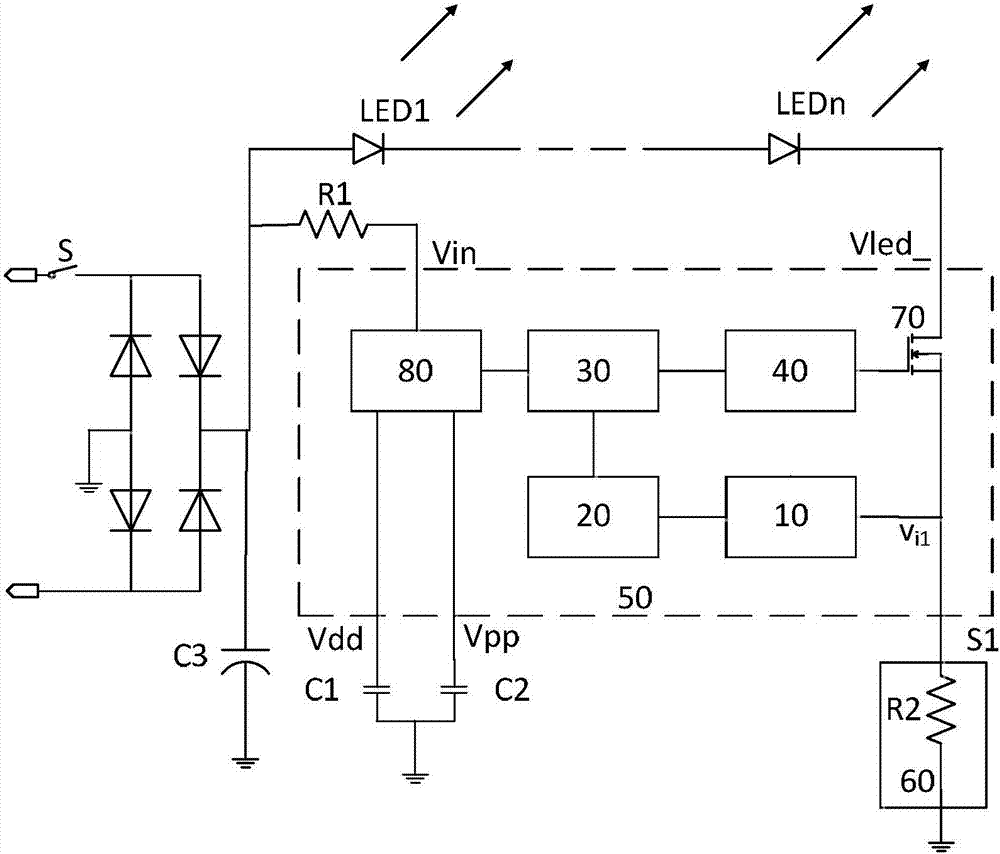 A kind of control method of dimming circuit