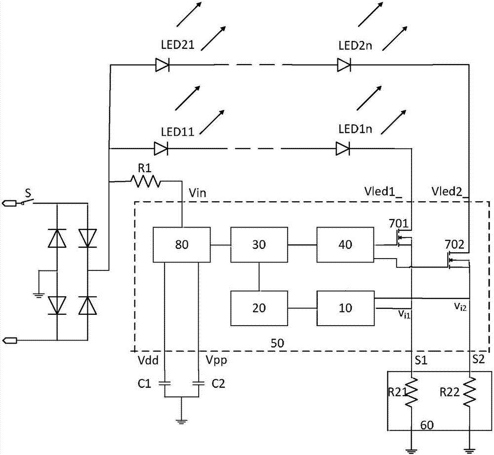 A kind of control method of dimming circuit