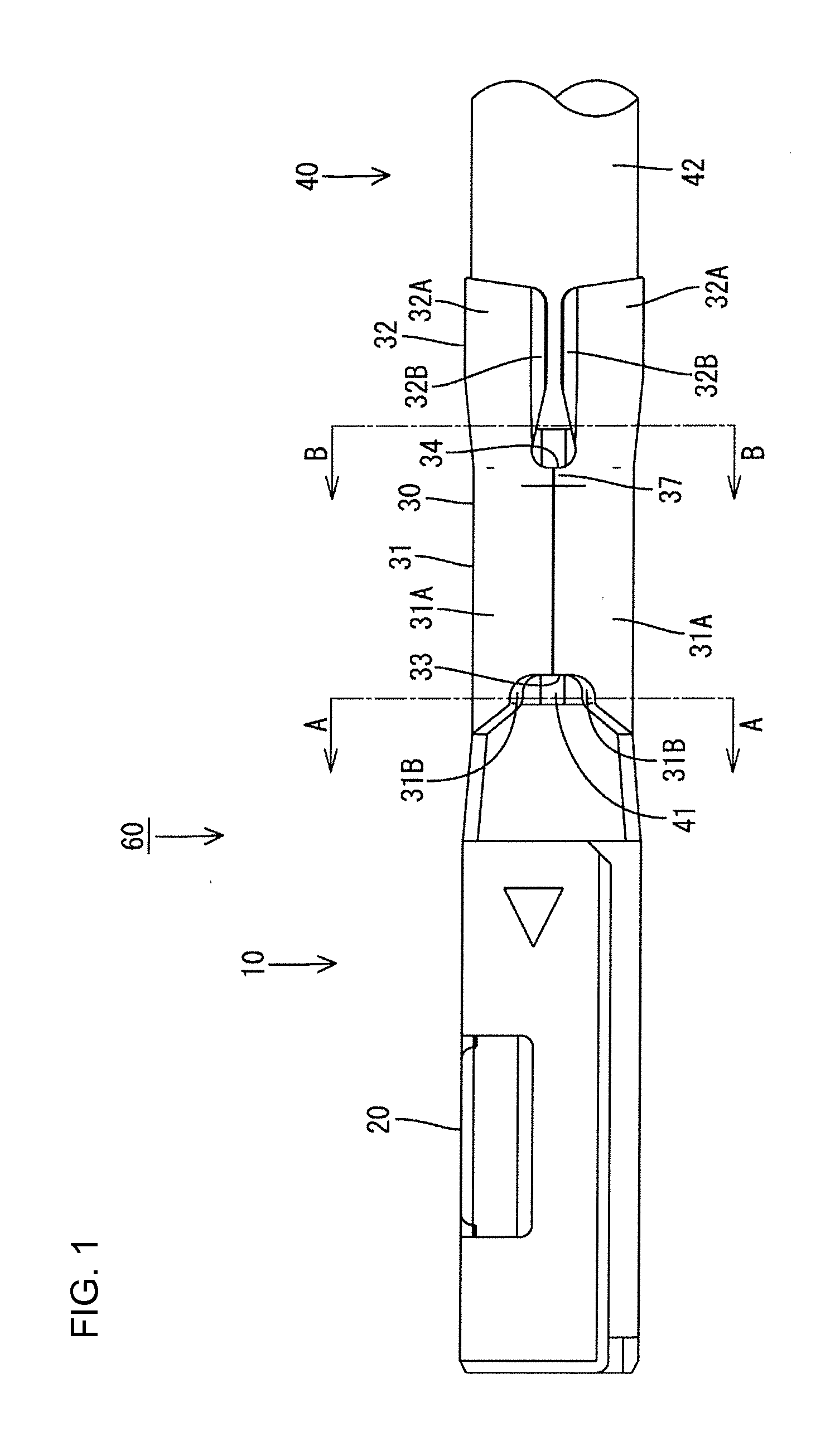 Wire with corrosion-resistant terminal