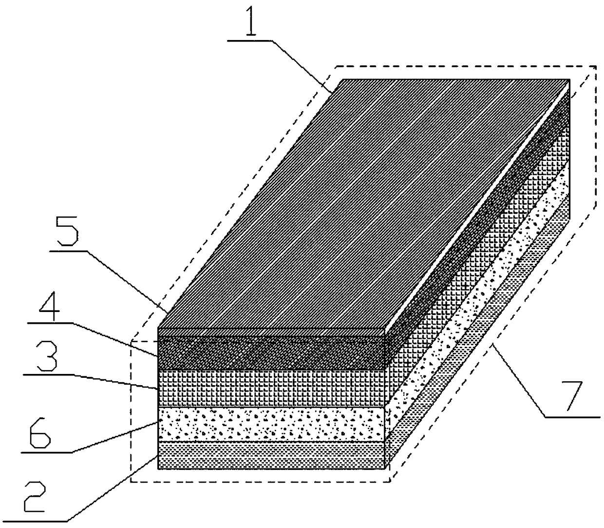 PET fiber halogen-free floor