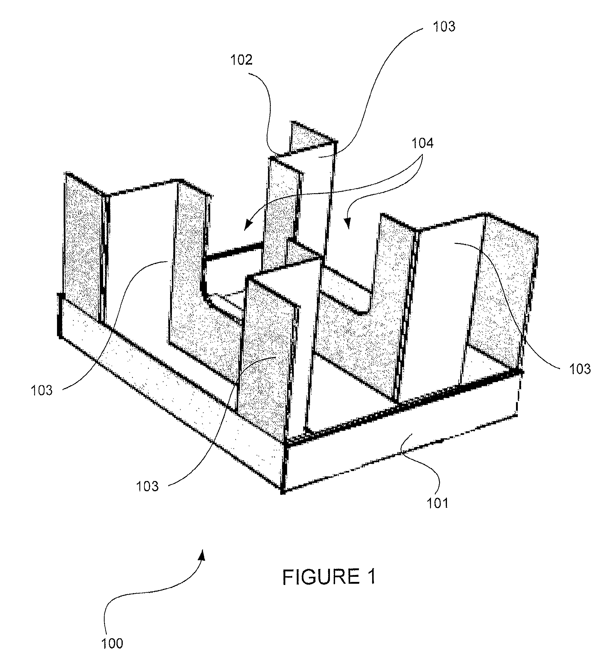 Materials for and method for manufacturing container with integrated divider and resulting container