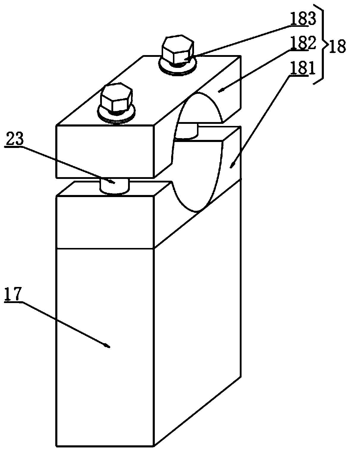 Steel bar bending mechanism and method for house bridge construction