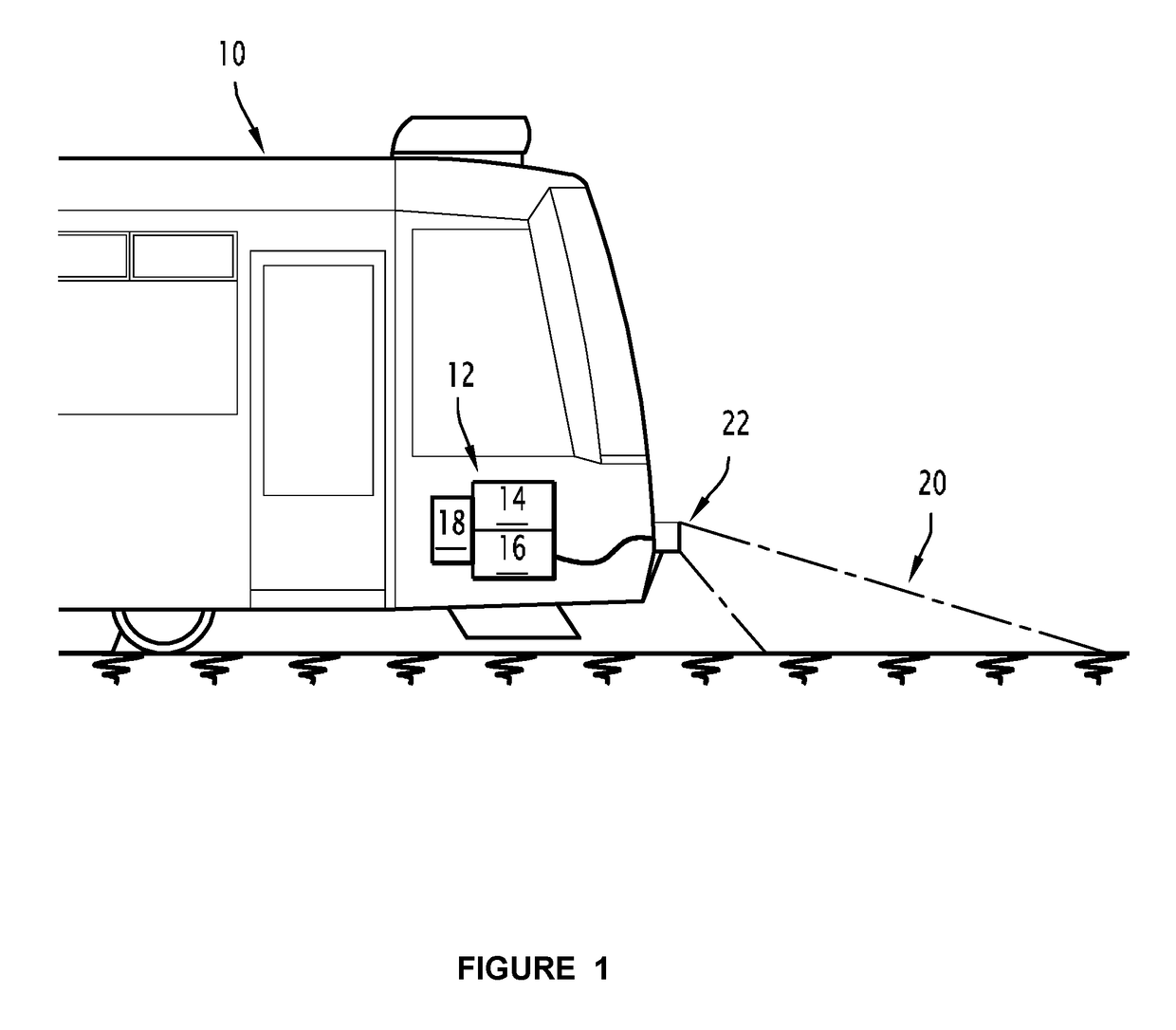 Warning Device for an Urban Public Transport Vehicle, in Particular a Tramway