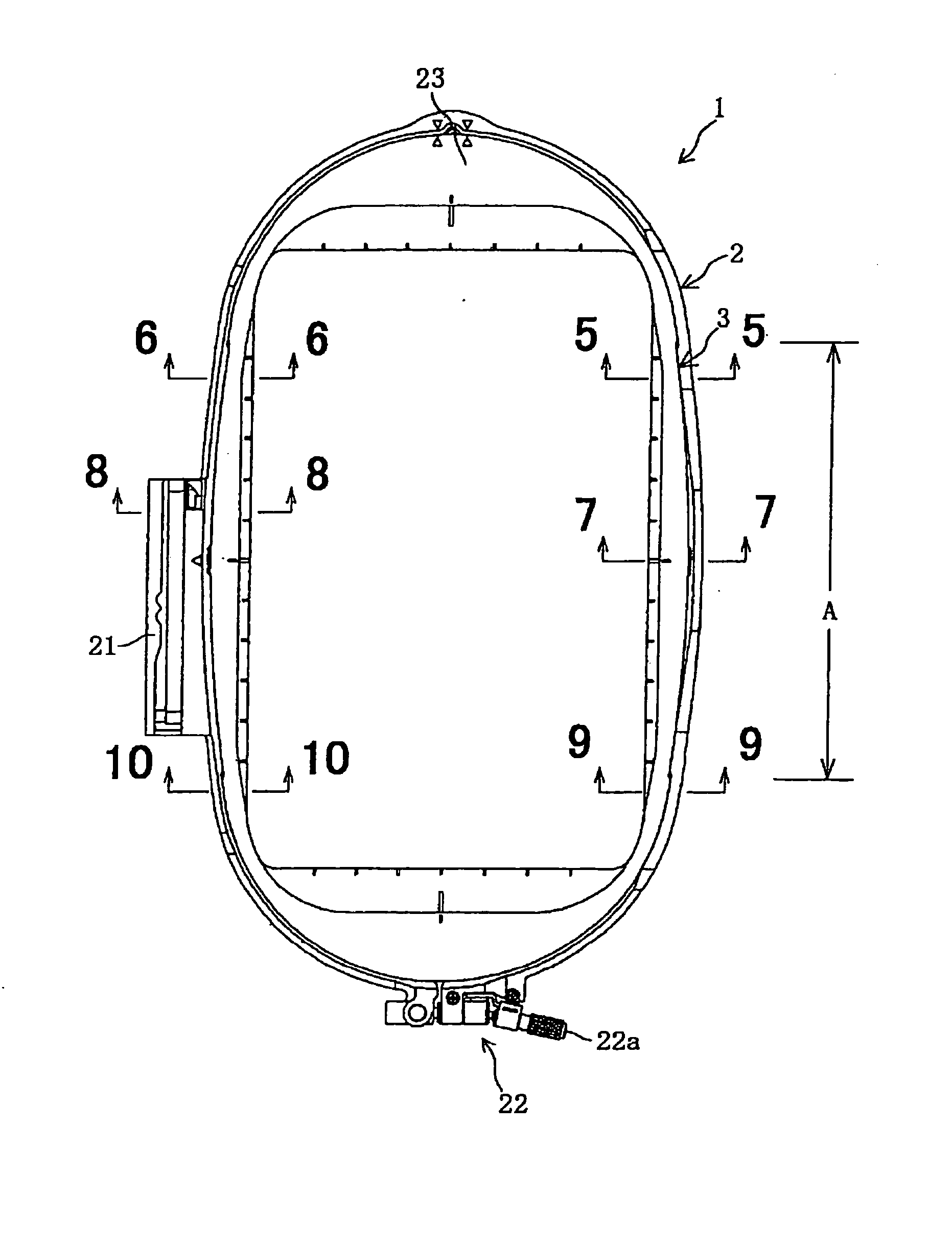 Embroidery frame