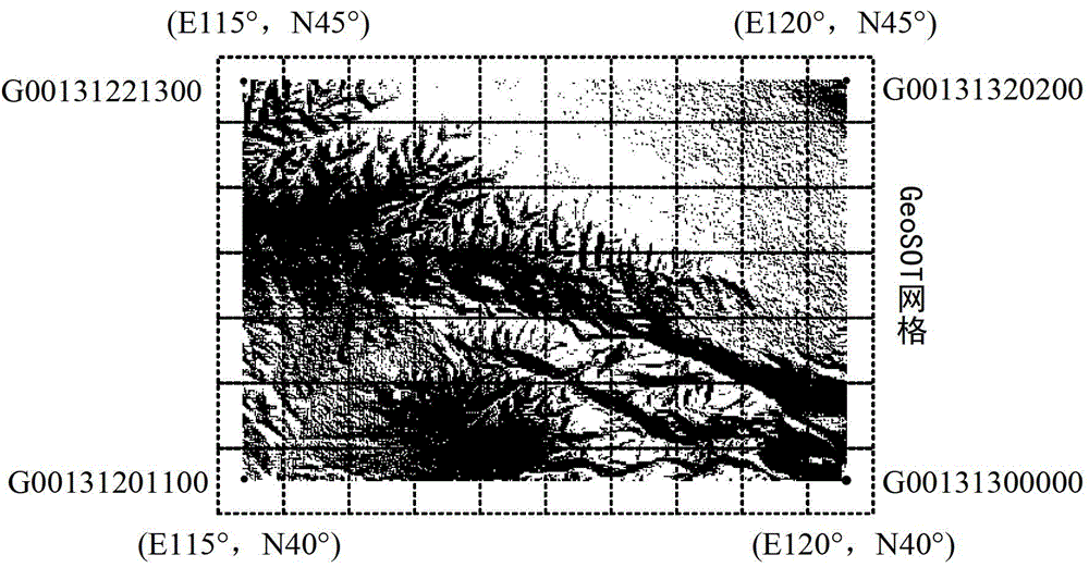 Subdivision pretreatment method and data extraction method used for image data extraction