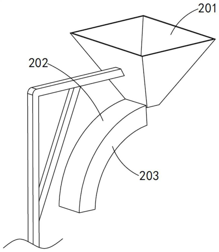 Secondary grinding lotus root starch processing device